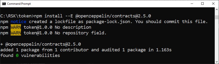 openzeppelin install